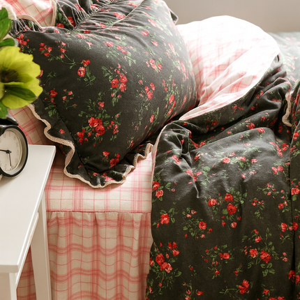 Juego de Cama Rosane Estampado Floral con Tela Antialérgica