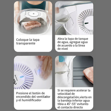 Máquina de Descongelado Rápido con Temperatura Inteligente