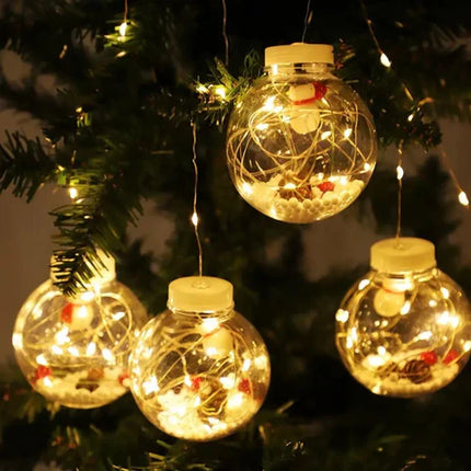 OFERTA EXCLUSIVA- CORTINA DE NAVIDAD🎅🏻 ESFERAS DE LUZ LED✨