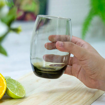 Kit con 15 Frascos Herméticos de Vidrio + 10 Vasos de Vidrio Aruba