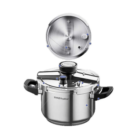 Olla a Presión Supor de 3 Capas de Acero Inoxidable con Manijas de Goma