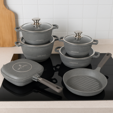 Conjunto de Ollas de Cerámica 19 Piezas Antiadherentes