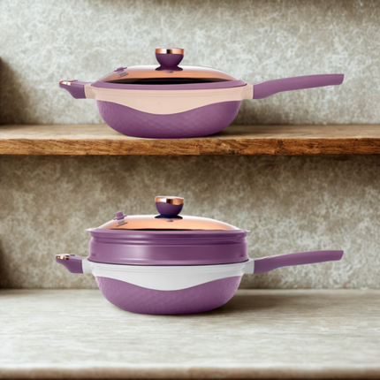 Sartén Antiadherente Premium con Revestimiento Duradero, Cocción Uniforme y Limpieza Fácil