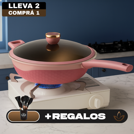 Sartén Antiadherente Premium con Revestimiento Duradero, Cocción Uniforme y Limpieza Fácil