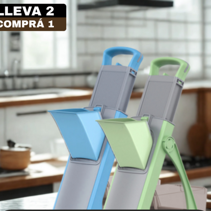 Cortador de Verduras Multifuncional en Acero Inoxidable con Hoja Ajustable